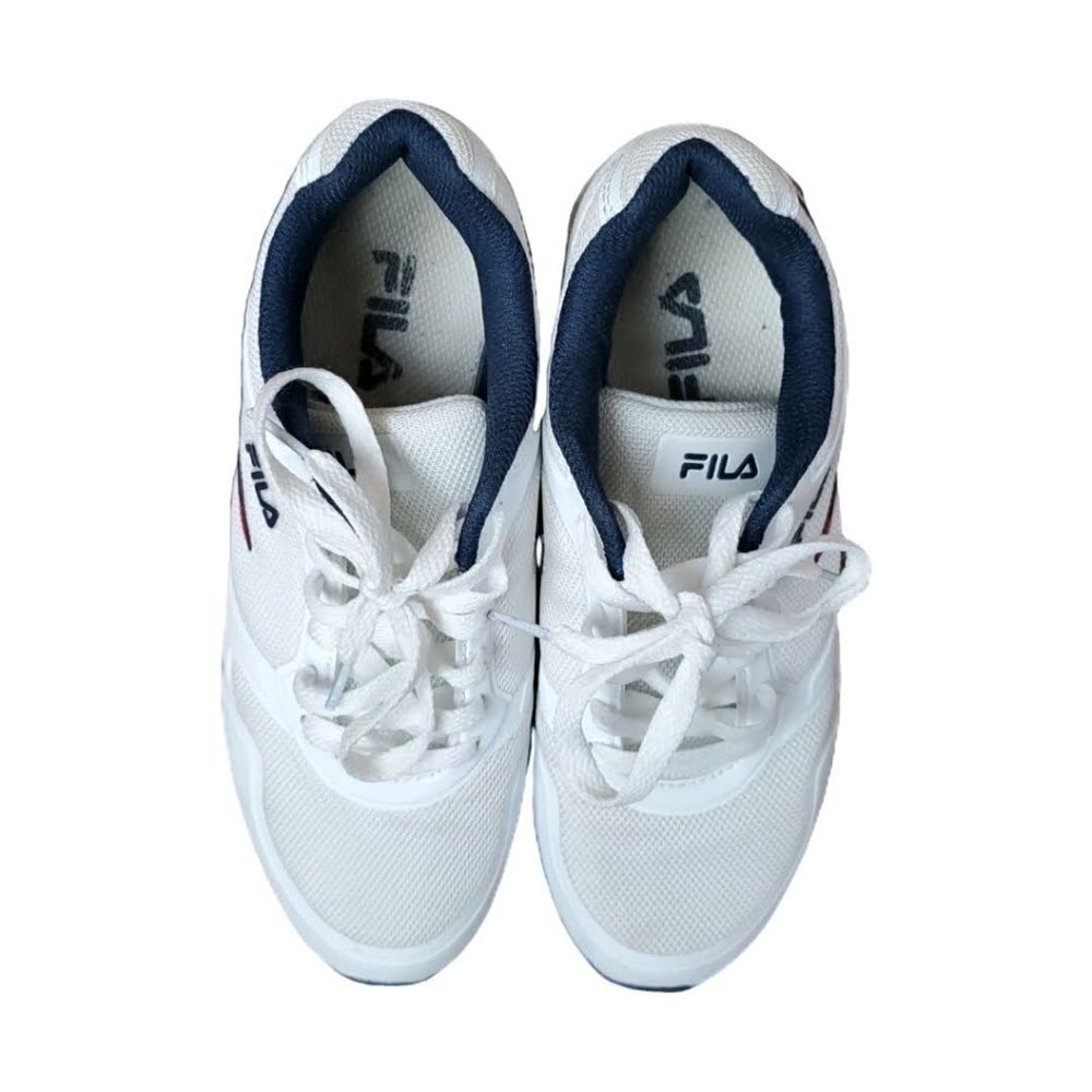 🔥Fila Forerunner White Red and Blue Y2K Sneaker Shoes - Picture 8 of 8